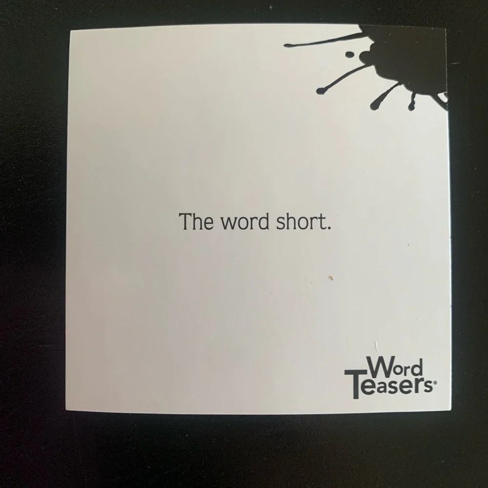 WORD TEASERS Riddles Game for Kids Teens & Adults Travel 150 Cards Brain Teasers